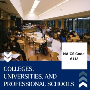Buy NAICS Code 6113 B2B email List
