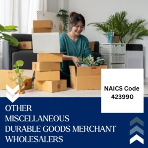 Buy NAICS Code 423990 B2B email List