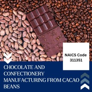 NAICS Code 311351 – Chocolate and Confectionery Manufacturing from Cacao Beans Email List