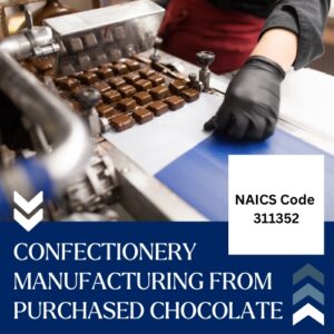 NAICS Code 311352 – Confectionery Manufacturing from Purchased Chocolate Email List