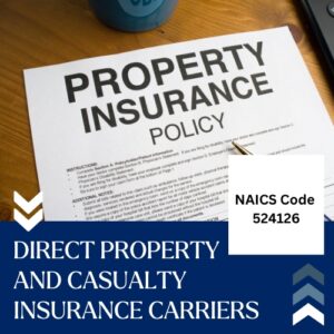 NAICS Code 524126 – Direct Property and Casualty Insurance Carriers Email List