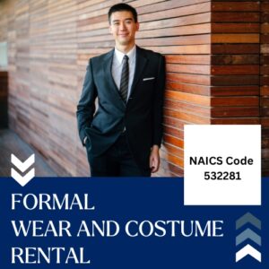 NAICS Code 532281 – Formal Wear and Costume Rental Email List