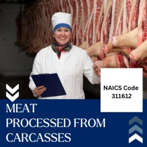 NAICS Code 311612 – Meat Processed from Carcasses Email List