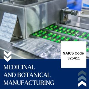NAICS Code 325411 – Medicinal and Botanical Manufacturing Email List