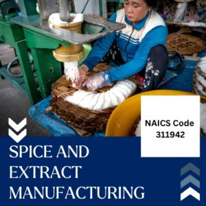 NAICS Code 311942 – Spice and Extract Manufacturing Email List