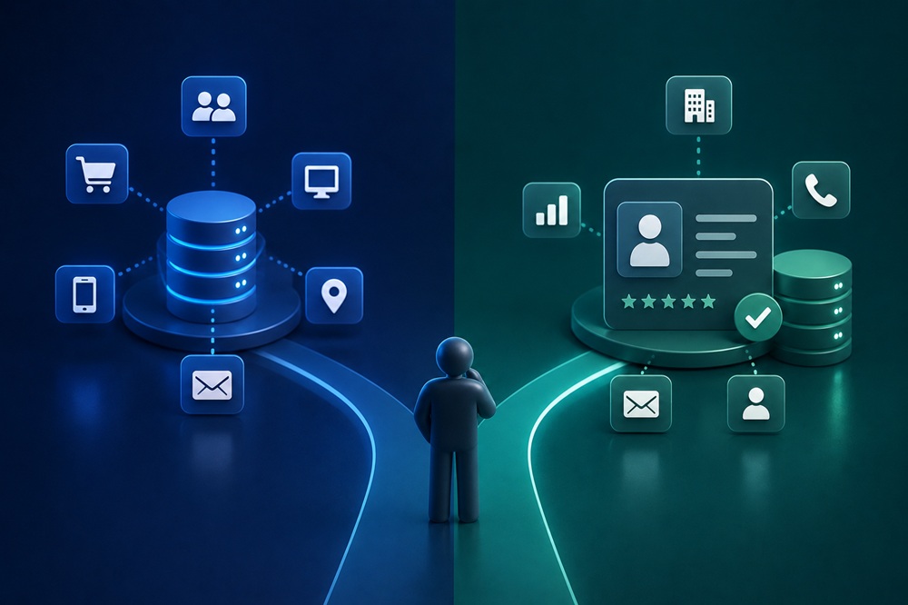 Customer data platforms (CDPs) vs CRM enrichment which do you need