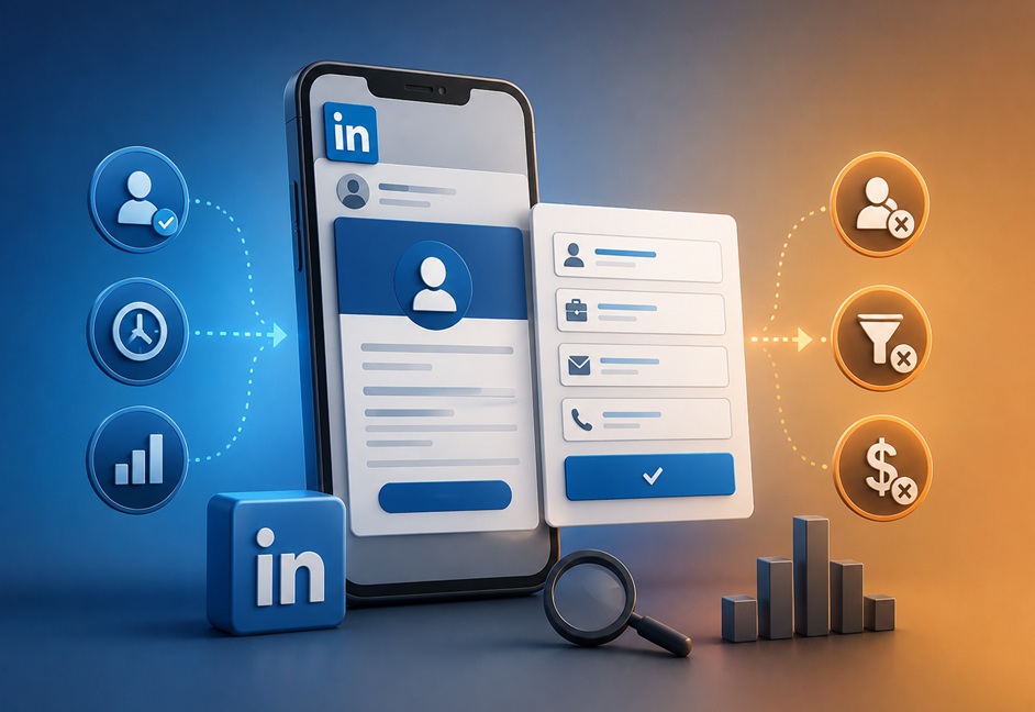 LinkedIn Lead Gen Forms pros, cons, when to use them