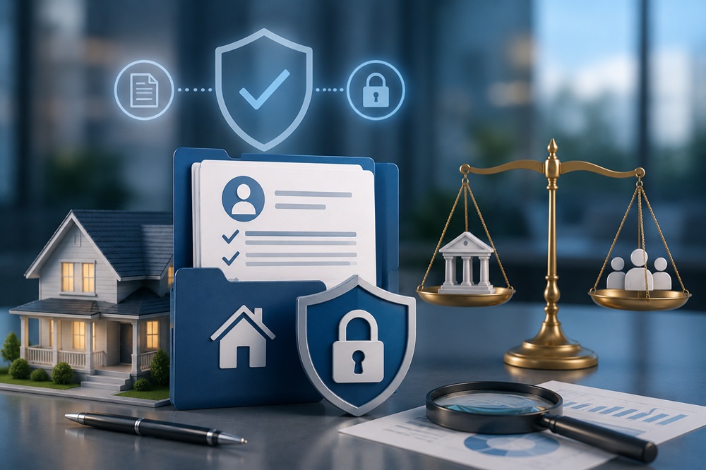 Mortgage applicant lists how to comply with the FCRA and GLBA