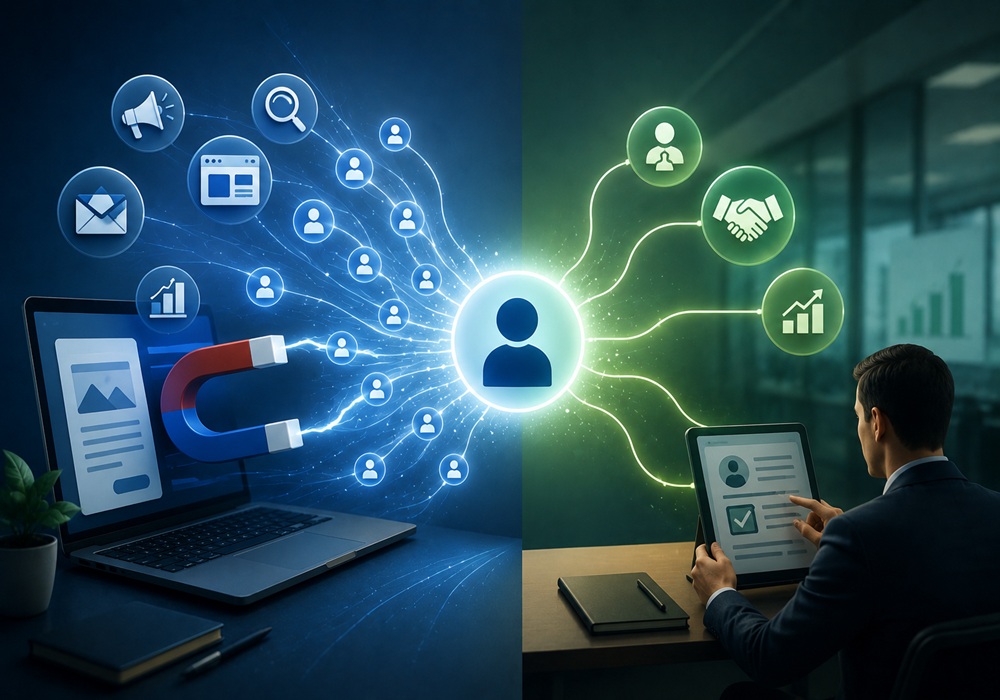 What is online lead generation Definitions for marketers vs sales leaders