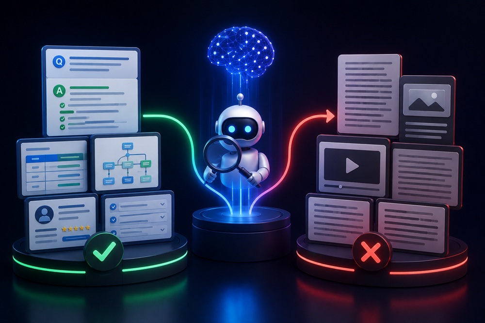 Which content formats AI engines cite most — and which they ignore